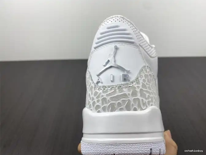 'Triple Air Jordan PS 429487-111 3 Retro White' 0613